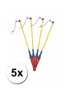 Lampionstokjes laagste prijs 5 stuks