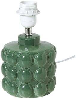 Lampvoet bollen - groen - ø13x22 cm