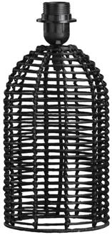 Lampvoet Genesis - Ø15 X 32 Cm - Rotan - Zwart