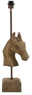 Lampvoet HORSE - hout weather barn Bruin