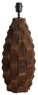 Lampvoet Ø21x46 cm TAKABE hout chocolade bruin