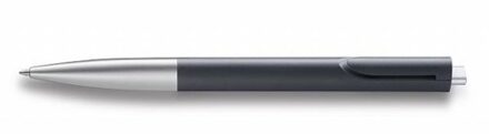 Lamy balpen, model noto black silver, met een zwarte medium vulling