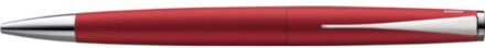 Lamy balpen, model studio, koninklijk rood, zwarte medium vulling