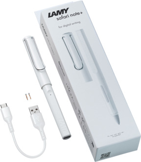 Lamy digitale pen note +, model safari, wit