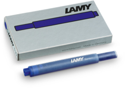 Lamy vulling voor de vulpen, t10, kleur koningsblauw à 5 stuks, uitwisbaar