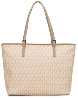 Lancaster Ikon Shopping Tas Beige Lancaster , Beige , Dames - ONE Size