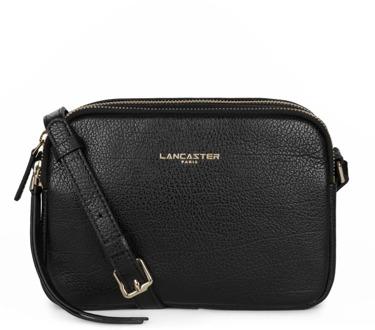 Lancaster Schouder/Crossbody tas LANCASTER Paris Dune - leer - Zwart