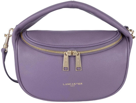 Lancaster Veelzijdige en stijlvolle leren schoudertas Lancaster , Purple , Dames - ONE Size