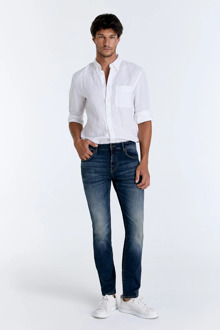 Lance heren straight-fit jeans dark blue Blauw - 31-30