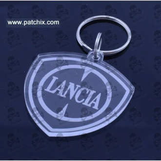 LANCIA keychain key ring key chain Schlüsselring porte-cles portachiavi laser cut Size: 51x46x3mm
