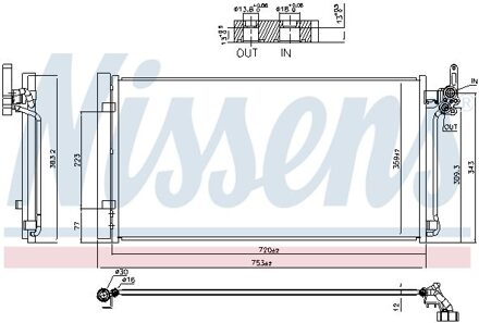 Land Rover Condensor, airconditioning ** FIRST FIT ** 941287