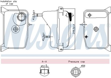 Land Rover Expansietank, koelvloeistof 996353
