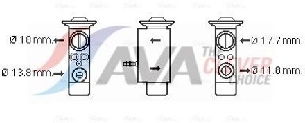 Land Rover Expansieventiel, airconditioning VO1162