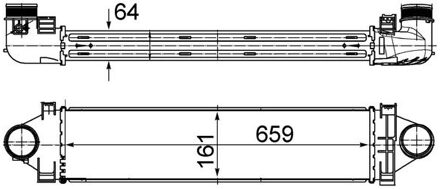 Land Rover Intercooler, inlaatluchtkoeler CI501000S