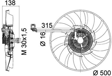 Land Rover Koelventilator CFF471000P