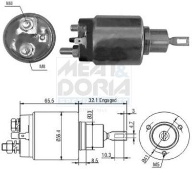 Land Rover Magneetschakelaar, startmotor 46067