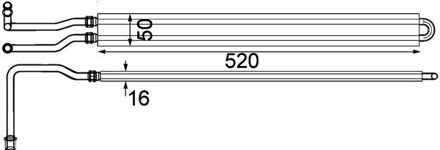 Land Rover Oliekoeler, motorolie CLC229000P