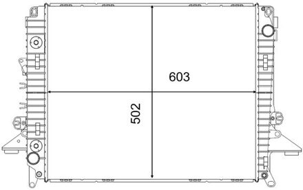 Land Rover Radiateur CR2577000S