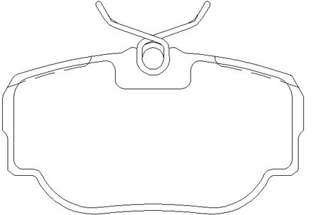 Land Rover Remblokken set 2345801