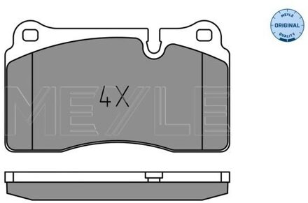 Land Rover Remblokkenset, schijfrem 0252021717
