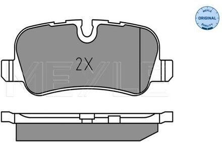 Land Rover Remblokkenset, schijfrem 0252419217