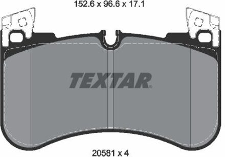 Land Rover Remblokkenset, schijfrem 2058101