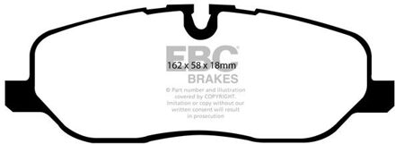 Land Rover Remblokkenset, schijfrem DP1541