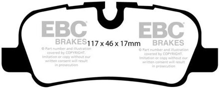 Land Rover Remblokkenset, schijfrem DP1542