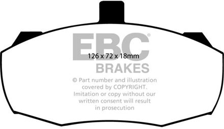 Land Rover Remblokkenset, schijfrem DP462