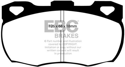 Land Rover Remblokkenset, schijfrem DP708