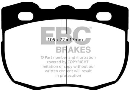 Land Rover Remblokkenset, schijfrem DP713
