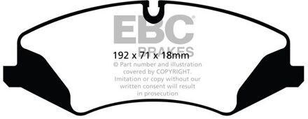 Land Rover Remblokkenset, schijfrem DPX2123