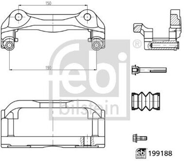Land Rover Remklauwhouder 199188