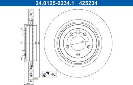Land Rover Remschijf 24012502341
