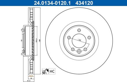 Land Rover Remschijf 24013401201