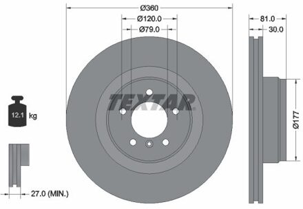 Land Rover Remschijf 92178403