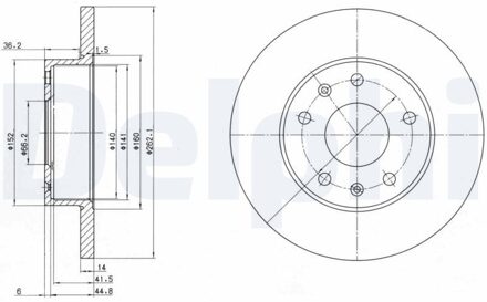Land Rover Remschijf BG3426