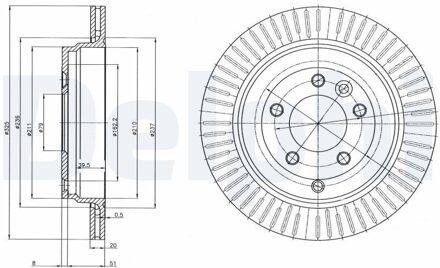 Land Rover Remschijf BG4020C