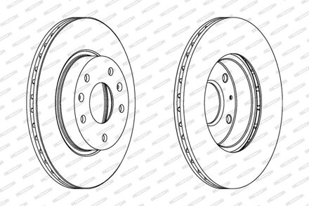 Land Rover Remschijf DDF1151C