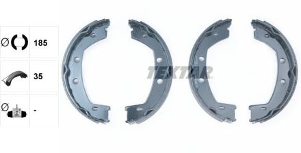 Land Rover Remschoenset, parkeerrem 91067800