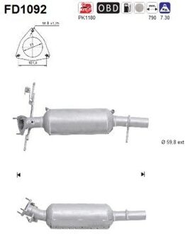Land Rover Roetfilter FD1092