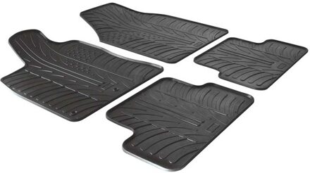 Land Rover Rubbermatten Landrover Discovery 4 2009-2017 (T profiel 4-delig + montageclips)