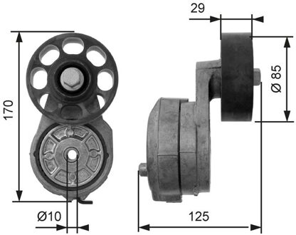 Land Rover Spanrol, Poly V-riem T38425