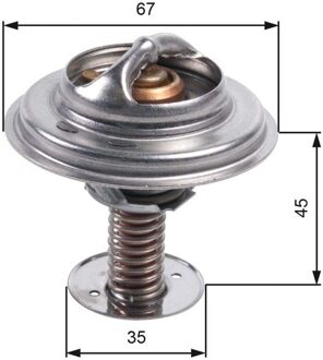 Land Rover Thermostaat, koelvloeistof TH45688G1