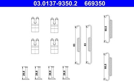Land Rover Toebehoren, parkeerremschoen 03013793502
