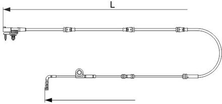 Land Rover Waarschuwingscontact, remvoering-/blokslijtage AP1148