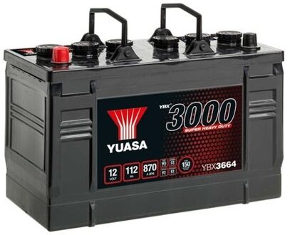 Land Rover Yuasa Accu YBX3664 112 Ah YBX3664