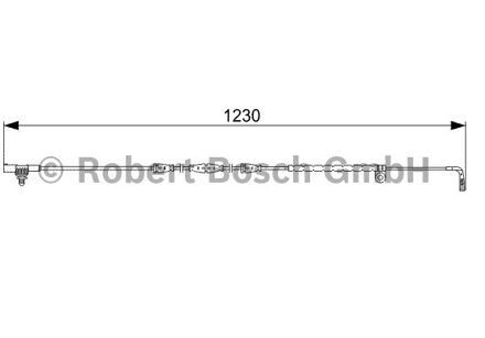 LAND Waarschuwingscontact, remvoering-/blokslijtage Voor