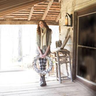 Landelijk rustieke buitenwandlamp Quincy brons, helder, wit opaal