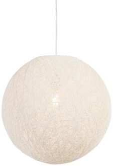 Landelijke hanglamp wit 45 cm - Corda